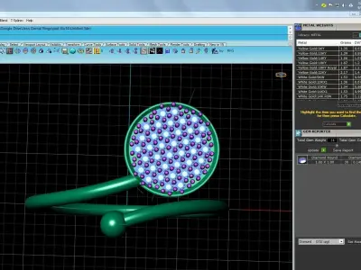 Solitaire Women Light Weight Band Ring 3D print model