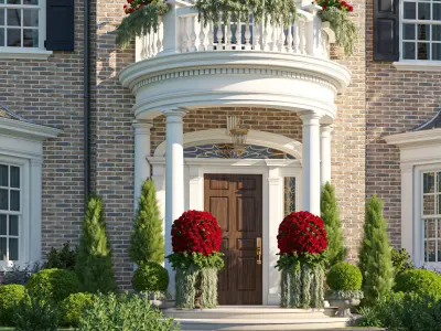 Modern Classic house 3 3D model