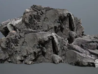 Mountain Low-poly 3D model get