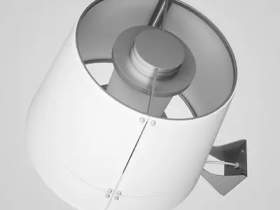 White Wall Lamp 29 3D model