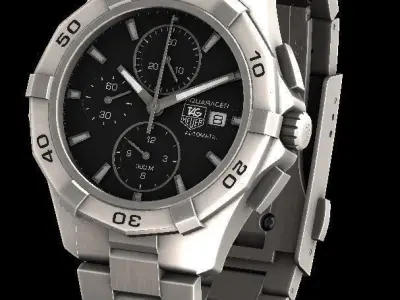 Tag Heuer Aquaracer Watch CAP2110BA0833 Free 3D model