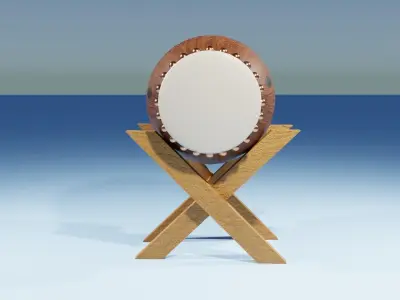 Big Celebratory Drums 3D model
