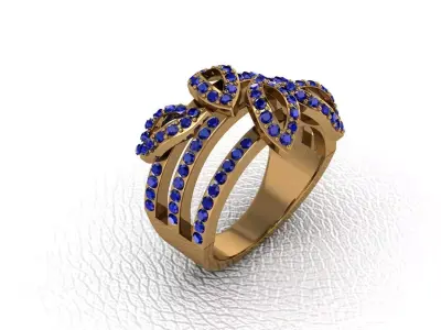 light gram ring-240 3D print model