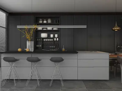 kitchen 008 3d model 3D model