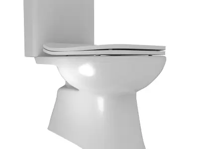 Wc closet Low-poly 3D model