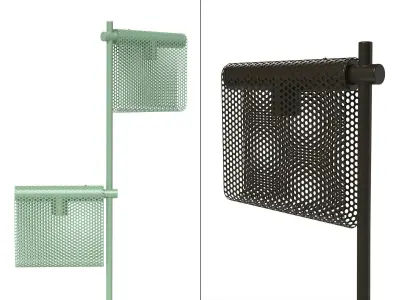 Grid Floor Lamp 3D model