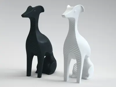 JONATHAN ADLER Ceramic Whippet 3D model