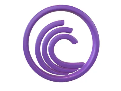 BitTorrent Coin v1 003 Low-poly 3D model