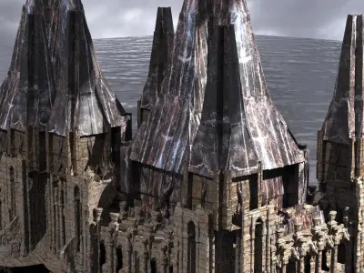 Forest Cult Cathedral Fort  3D model