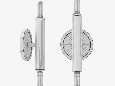 Plasrer Wall Light 3D model