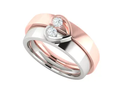  Women Ring  Render 3dm STL OBJ FBX Details 3D print model purchase