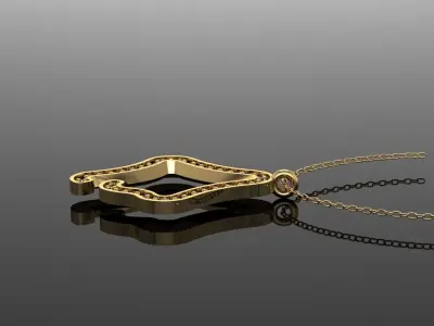 Pendant P096 3D Print Model 3D print model