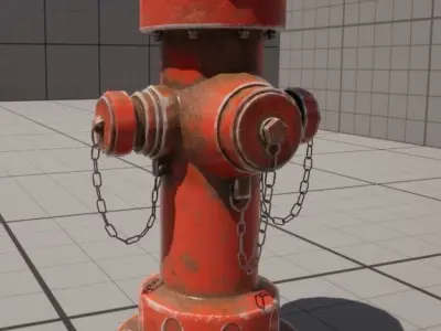 Fire Hydrant Free 3D model