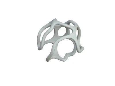 SciFi Cube Object No 22949 Low Poly Shape Texture