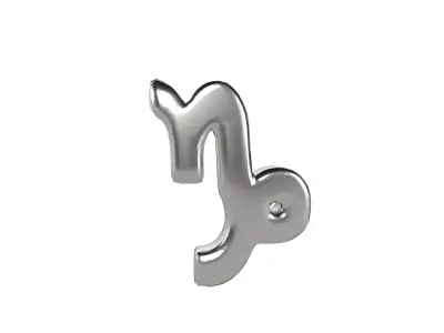 Capricorn v2 006 Low-poly 3D model