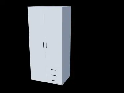 Wardrobe cupboard Free 3D model