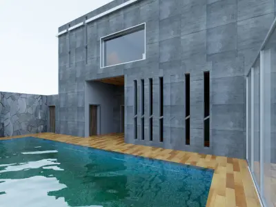 Revit Villa design 2018 3D model