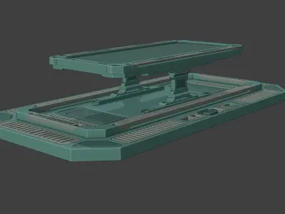 SCI-FI MEETING TABLE 3D model