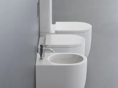 Olympia Ceramica Milady WC Low-poly 3D model