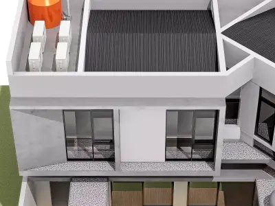 Modern Tropic 3D Model Minimalist Contemporary Design 3D model