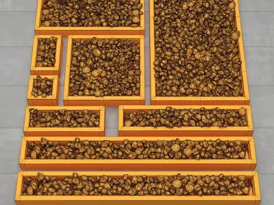 Pebble fundament collection 3D model