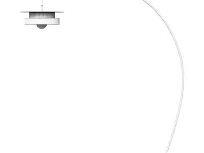 CIRCE Floor lamp cm 167x50x215 3D model