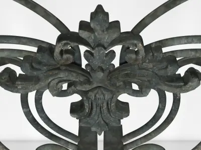 Classic Iron Gate 3D model