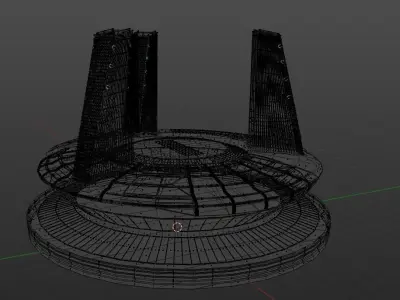 Damaged Star Labs CW The Flash 3D Model 3D model