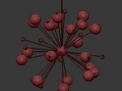 Magic Circus Sputnik Chandeliers 3D model