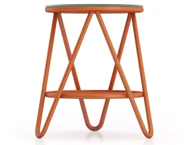 Orange Coffeetable 3D model