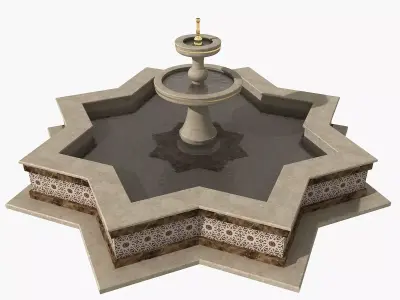 Fountain 09 3D model