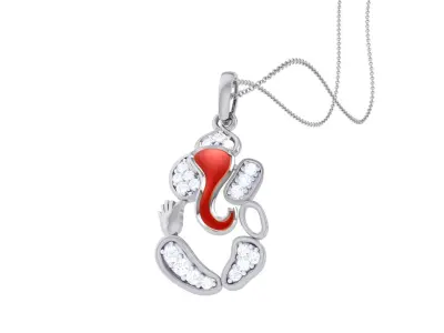 Spiritual Ganesha Pendant 3D print model