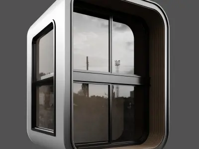 MODERN BARN HOUSE NO36 A 3D model