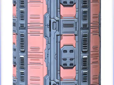 SciFi Seamless Texture Texture 13