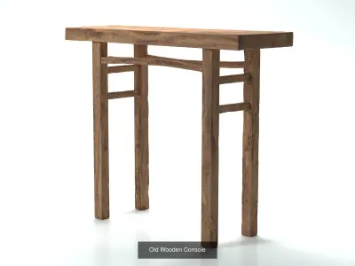 Old Wooden 3D Model Pack