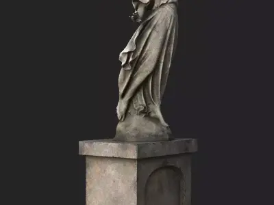 WingedAngel game ready model 3D model