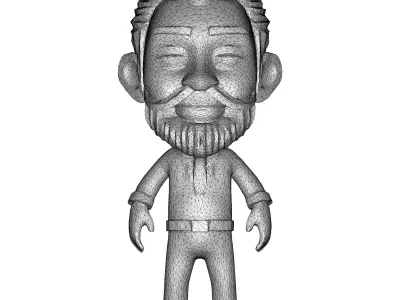 Whimsical Character Pack - Kitbash High-Poly Figure Collection 3D print model