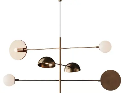 101 Copenhagen Sahn Chandelier 3D model