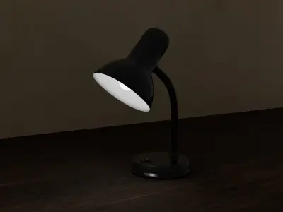 desk lamp Free 3D model Free low-poly 3D model