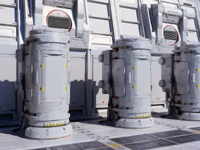  Sci-Fi Hall full clean textured 