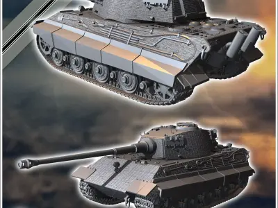 E-75 Entwicklung - Germany Eastern Western Berlin What If Altern 3D print model