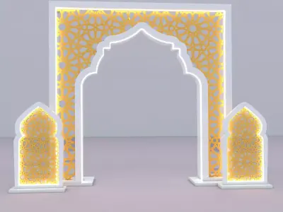 Islamic Gate 3D model