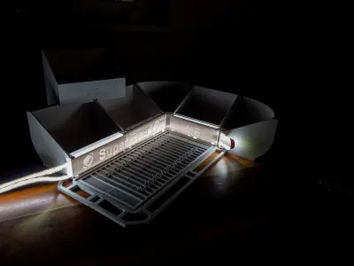 SNACK STADIUM FOR THE SUPER BOWL 3D print model