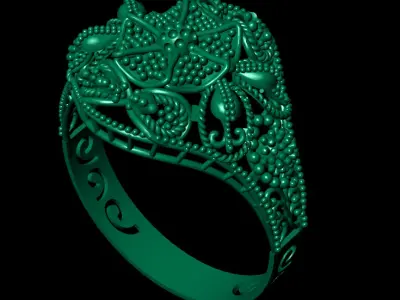 Gold Ring 23 3D print model