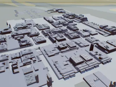AKIRA city 3D model