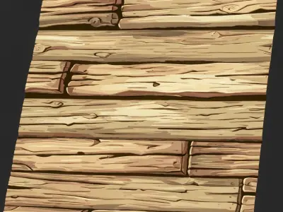  Stylized Wood Seamless Texture  Texture