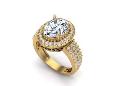 Jewelry ring 190 3D print model