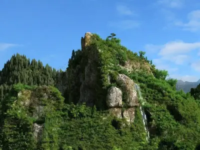Mountain forest natural landscape 3D model purchase