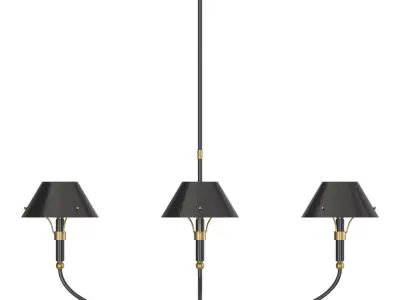 VISUAL COMFORT Turlington Arched Chandelier 3D model