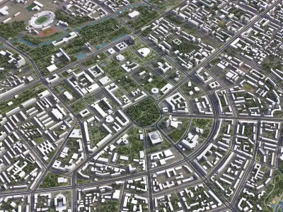 Tashkent Low-poly 3D model